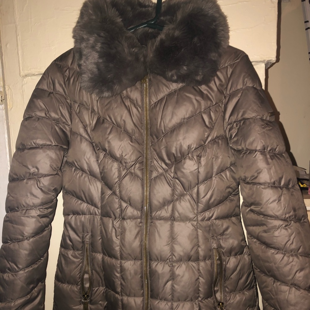 Kenneth Cole Long Puffer Jacket